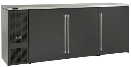 Perlick BBS84-BS-L-STK 84" Solid Door Back Bar Cooler