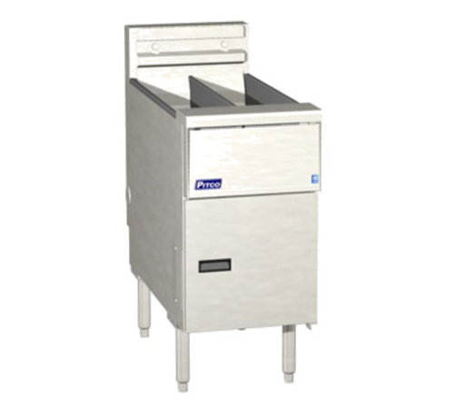 Pitco SE14T 15 5/8" 25 lb Electric Floor Fryer