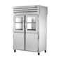True STR2RPT-2HG/2HS-2G-HC 52 5/8" 2 Section Solid & Glass Door Pass-Thru Refrigerator