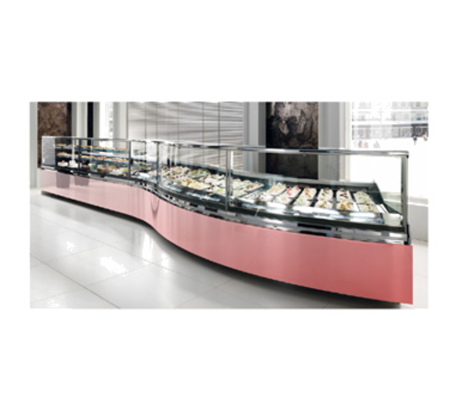 Oscartek DIAMOND 1 G2106 83" Ice Cream Dipping Cabinet