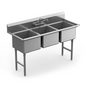Winholt WS3T2020 69" Compartment Sink