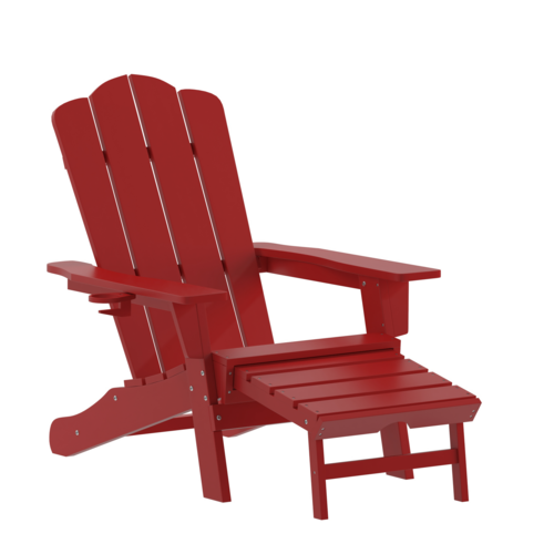 Flash Furniture LE-HMP-1044-110-RD-GG 29 1/4" Patio Lounge Seating