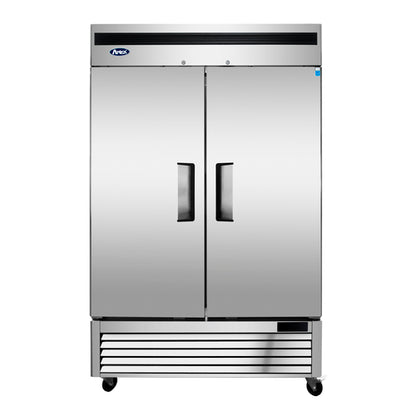 Atosa MBF8503GR 54 3/8" 2 Section Solid Door Reach-In Freezer
