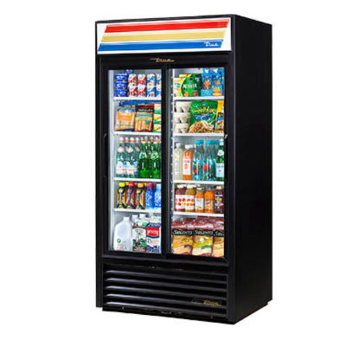 True GDM-33-HC-LD 39 1/2" 2 Section Refrigerated Merchandiser