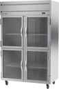 Beverage-Air HFP2HC-1HG 52" 2 Section Glass Door Reach-In Freezer