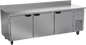 Beverage-Air WTR93AHC 93 1/8" 3 Doors Worktop Refrigerator