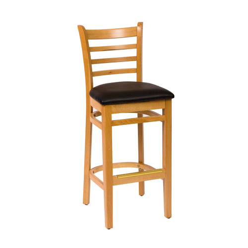 BFM Seating ZWB101NT GR2 17" Barstool