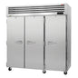 Turbo Air PRO-77F-N(-AL) 77 3/4" 3 Section Solid Door Reach-In Freezer