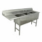 Advance Tabco FC-3-1818-18L 74 1/2" Compartment Sink
