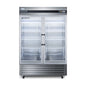 Summit ARG49ML 55 1/4" Solid Door Undercounter Refrigerator