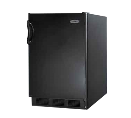Summit FF6BK7 23 5/8" Solid Door Undercounter Refrigerator