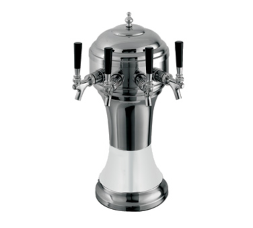 Perlick 4056WH4BPC 8 1/8" Draft Beer Tower