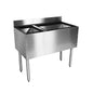 Glastender C-CBA-48L-CP10 48" Underbar Ice Bin / Cocktail Station