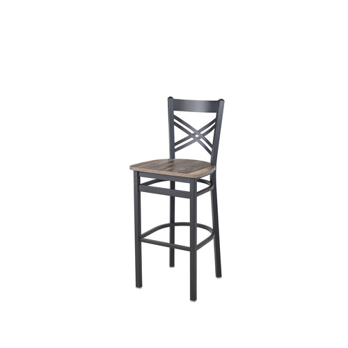 BFM Seating 2130BFHR-SB 17 1/4" Barstool
