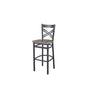 BFM Seating 2130BFHR-SB 17 1/4" Barstool