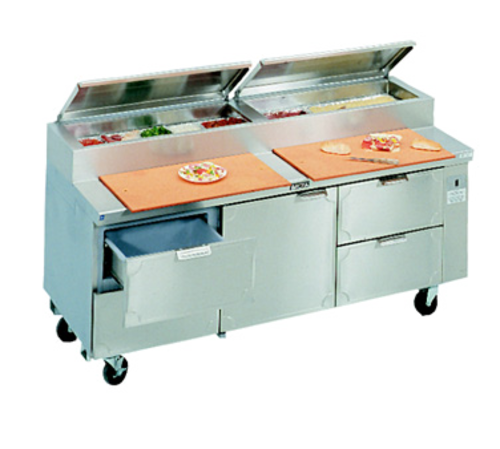 La Rosa L-15184-32 84" Pizza Prep Table