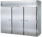Traulsen RRI332H-FHS 100 1/2" 3 Section Solid Door Roll-In Refrigerator
