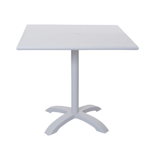 BFM Seating PHB2432WH-2626WH Patio Table