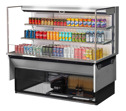 Turbo Air TOM-60L-UF-S-3SI-N 59 3/8" Refrigerated Display Case
