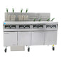 Frymaster FPPH455 62 5/8" (4) 50 lb Gas Fryer Battery