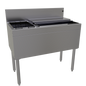 Glastender CBA-36L-CP10 36" Underbar Ice Bin / Cocktail Station