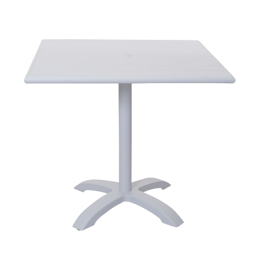 BFM Seating PHB3636WH-2626WHT 36" Patio Table
