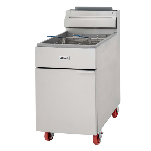 Migali C-F75-LP 21 1/8" Gas Floor Fryer