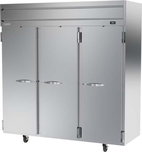 Beverage-Air HFP3HC-1S 78" 3 Section Solid Door Reach-In Freezer