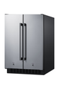 Summit FFRF24SS 23 3/8" Solid Door Reach-In Refrigerator Freezer