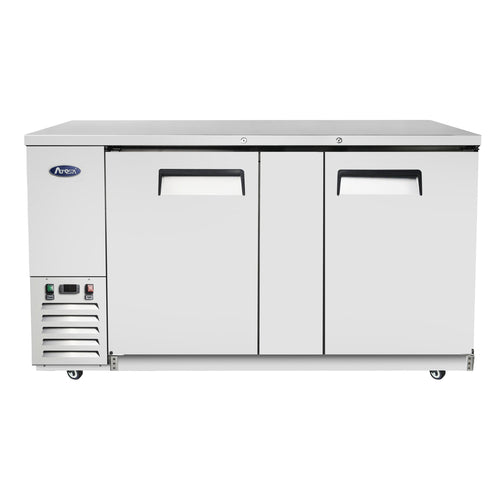 Atosa MBB69GR 68" Solid Door Back Bar Cooler