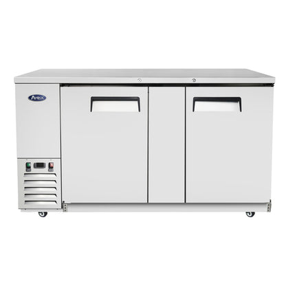 Atosa MBB69GR 68" Solid Door Back Bar Cooler