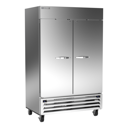 Beverage-Air HBRF49HC-1-A 52" 2 Section Solid Door Reach-In Refrigerator Freezer