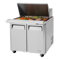 Turbo Air MST-36-15-N6 36 3/8" 2 Doors 15 Pan Mega Top Sandwich / Salad Prep Table