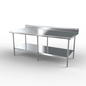 NBR TS6-9630R5 96" Work Table