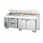 Everest EPPR3-D2 93 1/8" 2 Doors Pizza Prep Table