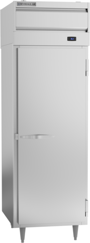 Beverage-Air PRD1HC-1AS 26 1/2" 1 Section Solid Door Pass-Thru Refrigerator