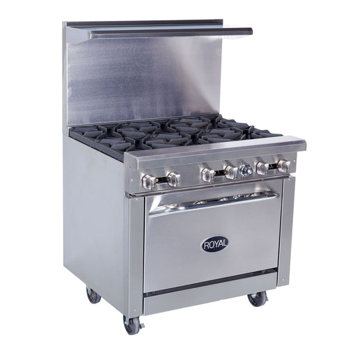 Royal Range RR-6SU 36" Gas Restaurant Range