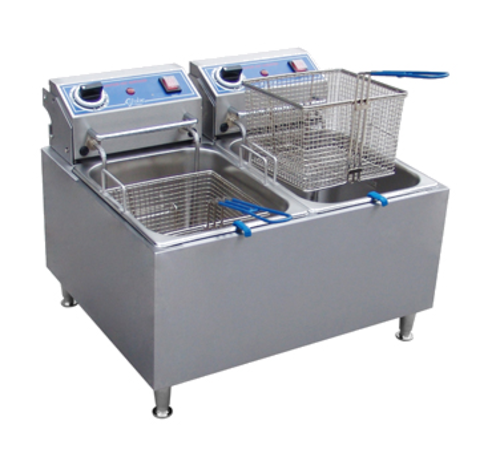 Globe PF32E 22" 16 lb Electric Countertop Fryer