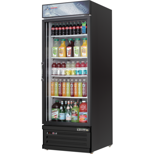 Everest EMGR24B 28 3/8" 1 Section Refrigerated Merchandiser
