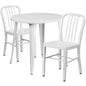 Flash Furniture CH-51090TH-2-18VRT-WH-GG Patio Dining Set