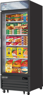 Everest EMGF23B 29 1/8" 1 Section Freezer Merchandiser