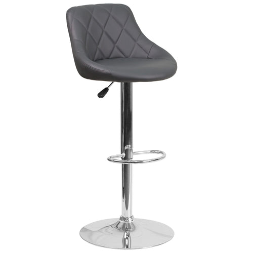 Flash Furniture CH-82028A-GY-GG 18 1/2" Barstool