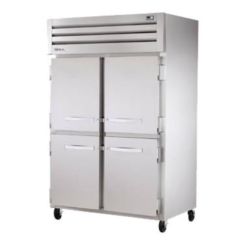 True STG2F-4HS-HC 52 5/8" 2 Section Solid Door Reach-In Freezer