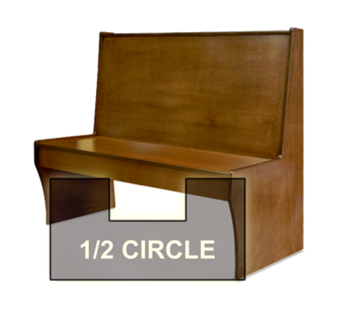 DM Seating DBWVS-54-12 Booth