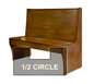 DM Seating DBWVS-54-12 Booth