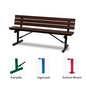 Wabash Valley SG303G Patio Bench