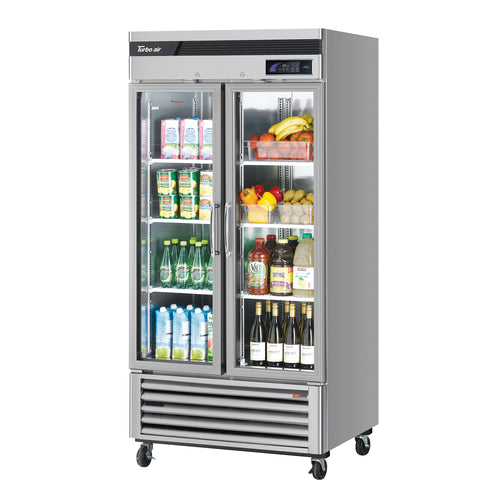 Turbo Air TSR-35GSD-N 39 1/2" 2 Section Refrigerated Merchandiser