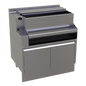 Glastender E-IB-30-CP10 34" Underbar Ice Bin / Cocktail Station