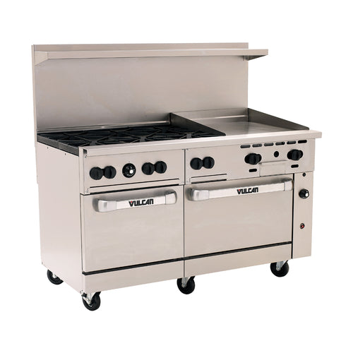 Vulcan 60SS-6B24G-QS-PLATINUM 60" 6 Burner Gas Restaurant Range