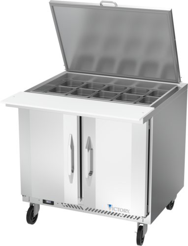 Victory VSP36HC-15B 36" Mega Top Sandwich / Salad Prep Table